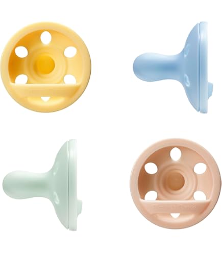 Nuby Succhietto 3D Paci-Pals Con Massaggiagengive – Forma Ovale, Scudo Aperto, 1 Pezzo - 6