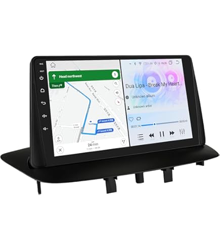 Autoradio Android 13 Pour Renault Megane 3/Fluence (2008-2014) - 2 Go RAM, 32 Go ROM, CarPlay/Android Auto Sans Fil