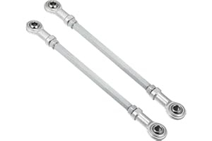Motoforti 2pcs 185mm 8mm Hole Dia Steering Tie Rod for 49cc ATV Go Kart