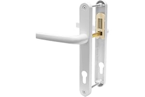 UPVC Door Handle Avocet Pioneer Sprung 92mm PZ Double Glazing Pair Set Patio PVC White 215mm