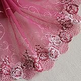 Produkttyp: Spitze AiCheaX Lace Crafts - 2 Yards Lace Flowers Bestickte Tüllspitze 20cm breit