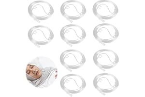 Sauerstoffbrille Nasenbrille Sauerstoffschlauch aus Silikon: HOMURY 10 Stücke Nasenbrille Sauerstoffbrille mit 200cm O2-Schlauch für Sauerstoffgerät Atemtherapie- und Inhalationsgeräte