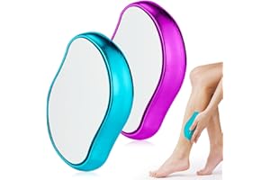 UQTUKO Nano Haarentferner Stein, Schmerzloses Peeling-Haarentfernungswerkzeug Crystal Epilierer Ohne Rasieren Dauerhaft pflege deine Haut für Damen und Herren für Bein, Arm, Rücken (Blau)