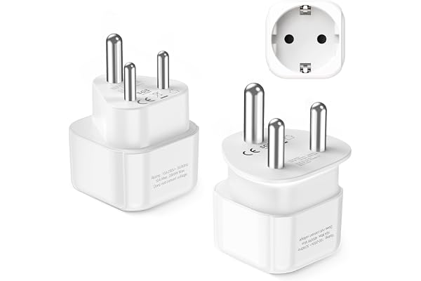 LENCENT Typ D och Typ M kombinerad reseadapter | Travel Adapter för Namibia Sydafrika Indien Nepal Resestickkontakt Nätadapter Stickkontakt Adapter Strömadapter