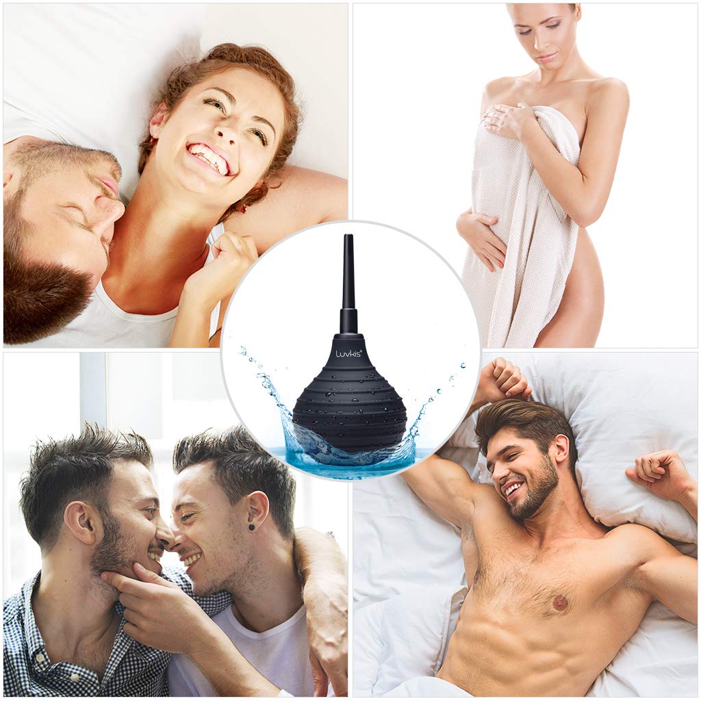 Luvkis-250ml-Silicone-Anal-enema-y-Vaginal-Shower-Anti-reflux-Enema-Syringe-Ayuda-con-el-estreimiento