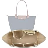 Lckaey Organizat&ouml;r Ekle longchamp le pliage orta organizat&ouml;r tote &ccedil;anta organizat&ouml;r ekler &ccedil;anta best1032beige-M
