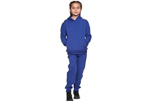 GW CLASSY OUTFIT Boys Girls Pullover Tracksuit Kids Unisex Hoodie With Sweatpants Sports Activewear Fleece Tracksuits Set