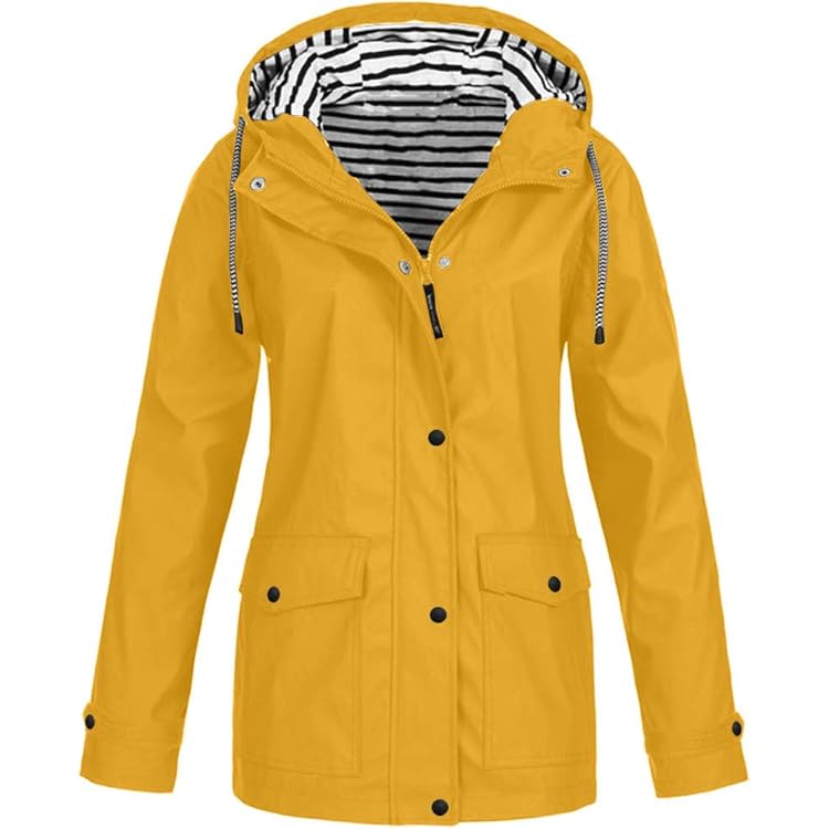 Udbeksid Regenjacke Damen - Leicht & Packbar Für Outdoor-Abenteuer