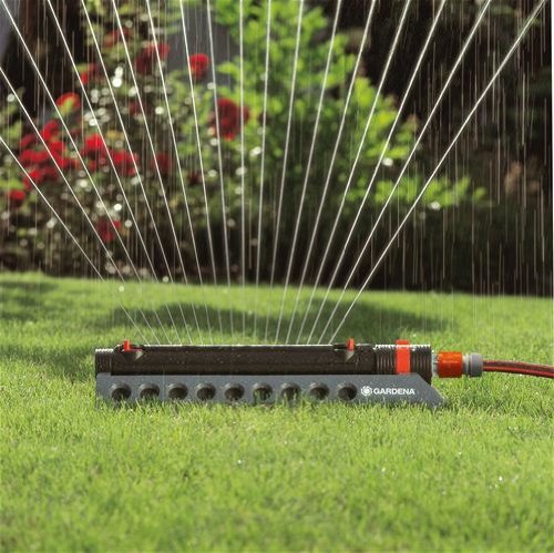 Gardena 1975-20 Regner Comfort Aquazoom 350/2 (Beregnete Fläche 28 – 350 qm; Reichweite 7 – 21 m; Sprengbreite bis 17 m ) zur Bewässerung mittlerer Rechtecksflächen - 3