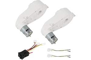Inscrip Motore elettrico, motore di azionamento ad alta velocità, scatola di trasmissione per motore elettrico, motore di trasmissione per giocattoli, guida auto, ricambi auto giocattolo (12 V, 25000