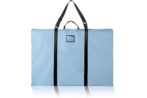 WISEPRO A1 Art Portfolio Case, Art Work Painting Folder Bag with Multi Handles, Waterproof Artist Portfolio Bag for Artwork, Sketch Drawing Painting, Poster, Photography(24" x 36")