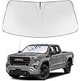 Proadsy Front Windshield Sun Shade Foldable Sunshade Protector Custom Fit 2024 2023 2022 2021 2020 2019 GMC Sierra 1500 2500 3500 SLT, AT4, Denali Pickup Accessories 2024 Upgrade