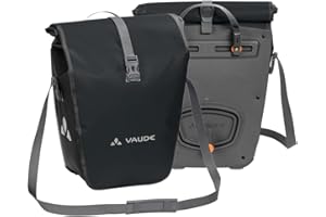 ‎VAUDE VAUDE Fahrradtaschen für Gepäckträger Aqua Back 2x24L, 2 x Hinterradtaschen wasserdicht, Fahrrad Gepäckträgertasche hinten, einfache Befestigung – Made in Germany