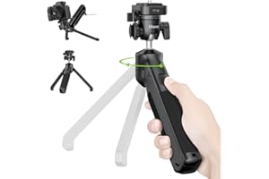 ULANZI TT38 Vlog Statyw do aparatów fotograficznych, mini statyw do sprzętu fotograficznego, 3 kg, mini statyw z systemem UK i F38 Quick, kompatybilny z Sony a7c, Nikon Z30 i Fujifilm X-S10/X-S20