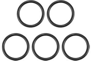 UHATa Nitrile Rubber O-Ring 28mm ID, 36mm OD, 4mm Width Washer Gasket Sealing-Applications for Auto Plumbing Faucet Air Gas Repair-[Qty 5 Black]