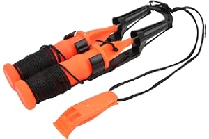 Shanrya Rybackie szpikulce do lodu, ratujące życie czeki, pomarańczowe uchwyty do wędrówek i wędkowania