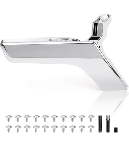 POETRYXIAO Poignée Intérieure Porte Droite – Hochglanzsilber, Compatible Mercedes W204 X204 C-Klasse / GLK-Klasse