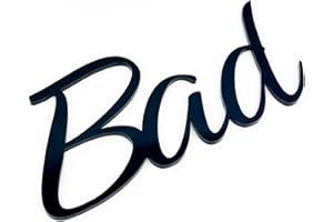 ‎CODIARTS. codiarts. Türschild "Bad" 3D selbstklebend aus Acrylglas Laser geschnitten - Toilettenschild für Badezimmer & Gäste-WC - Deko Badezimmer-Schild zum Kleben - Kloschild mit Schriftzug zur Kennzeichnung