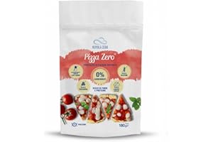 NUVOLAZERO Nuvola Zero - Preparato per Pizza Proteica in Polvere, 180g x 2 Pizze Cheto, Senza carboidrati, lieviti, Senza glutine, lattosio, Senza zuccheri, Made in Italy