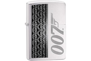 Zippo Classic Lighter-James Bond 007 Briquet en Laiton Design Individuel Taille de Poche