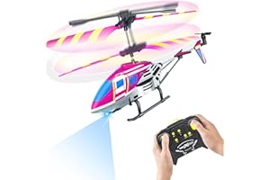 Ynanimery Remote Control Helicopter, RC Helicopters for Kids, 2.4GHz Radio Controlled Indoor Helicopter Toy with 3.5 CH & LED Light & Gyro, Gift for Boys Girls Beginner