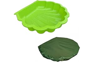 TIKTAKTOO Conchiglia d'acqua con copertura a scelta (verde mela con telone di copertura)