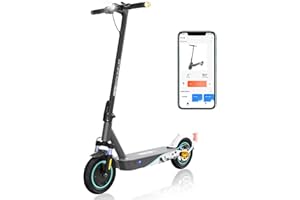 RCB R17/R19 Monopattino Elettrico adulto, Fino 25KM/H, APP, 8,5" -10" Pneumatici Solidi, Batteria 7.8Ah-16.8Ah, Schermo LED, Capacità 120/150kg, Pieghevole Monopattino con Assorbimento