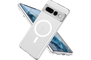 DiyGody Magnetyczny futerał do Google Pixel 7 Pro 6.7 Cal z HaloLock, wbudowane magnesy Kompatybilny z MagSafe,Przezroczysta obudowa ochronna TPU Akryl Odporny na wstrząsy Anti-scratch Anti-scratch