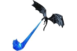 Dragon Bookshelf Nook Light 3D-tryckt Eldsprutande Fantasiskulptur