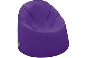 Ready Steady Bed Poltrona a Sacco per Bambini | Comodo Sedile BeanBag per Interni ed Esterni | Mobili per Bambini Resistenti all'acqua | Design Ergonomico Durevole Comodo (Viola)