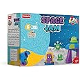 Funskool Fundough Playset Space Jam, pretend play, Space Themed to make Planets, Galaxies, Aliens, Astronauts, Spaceships, 5 tubs of Dough, Toys for Kids, Sculpting, 3 Years and Above, Multicolour