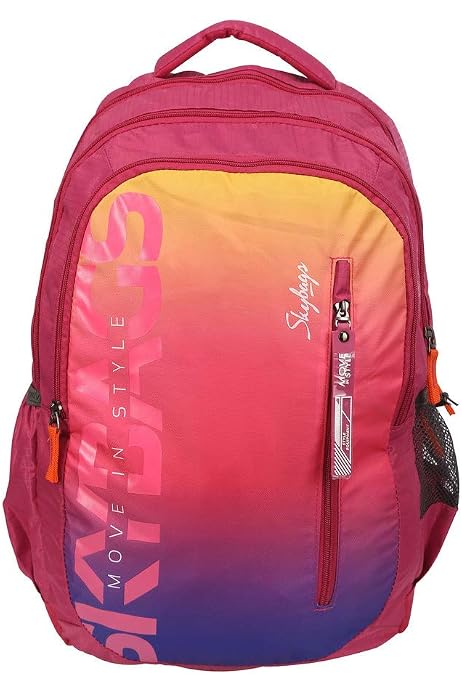 Black Casual Backpack (Figo PlUS 