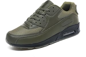 MANZOOR Homme Air Running Chaussures de Course à Pied Tendance pour avec Coussin d'air Baskets Femme Sneaker décontractées pour la Marche Le Tennis Le Basket-Ball la Gym Les Sports