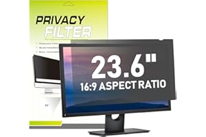 LAMA 23.6 Inch Computer Privacy Screen Protector, Universal Computer Monitor Privacy Filters (WxH:20.55"*11.57"), Anti-Spy/Anti-Scratch/Anti-Glare Protector for Widescreen Monitors(16:9)