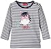 SALT AND PEPPER Baby Girls B Longsleeve my Pony stripe Striped Crew Neck Long Sleeve Long Sleeve Top, Blue (navy Blue 450), 3-6 Months (Manufacturer size: 68)