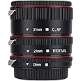 XUMIUZIY Auto Focus Macro Extension Tube Ring Suitable for Cameras with EF Mount, Portable Macro Extension Tube with No, Electronic Contacts, Form Better Image