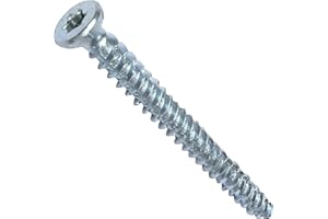 AERZETIX - Juego de 100 tornillos de anclaje directo para hormigón Ø7.5x82mm cabeza fresada cónica - con huella estrella T30 - fijación directa sin tacos - C48383