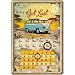 Produktbild Nostalgic-Art 10233 Volkswagen VW Bulli, Let's Get Lost, Tischkalender mit Magnetringen, 10x14 cm