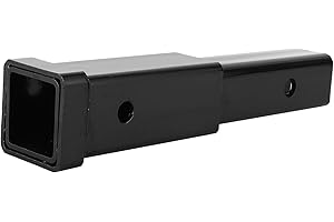 Entatial Anhängerkupplungsverlängerung, Anhängerkupplungsverlängerung, Anhängerkupplungsverlängerungsverlängerung Anhängerkupplung aus schwarzem Stahl für Anhängerpfähle