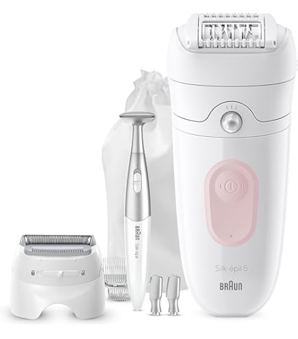 Braun Silk-épil 5 Epilator for Easy Hair Removal, Braun Epilator