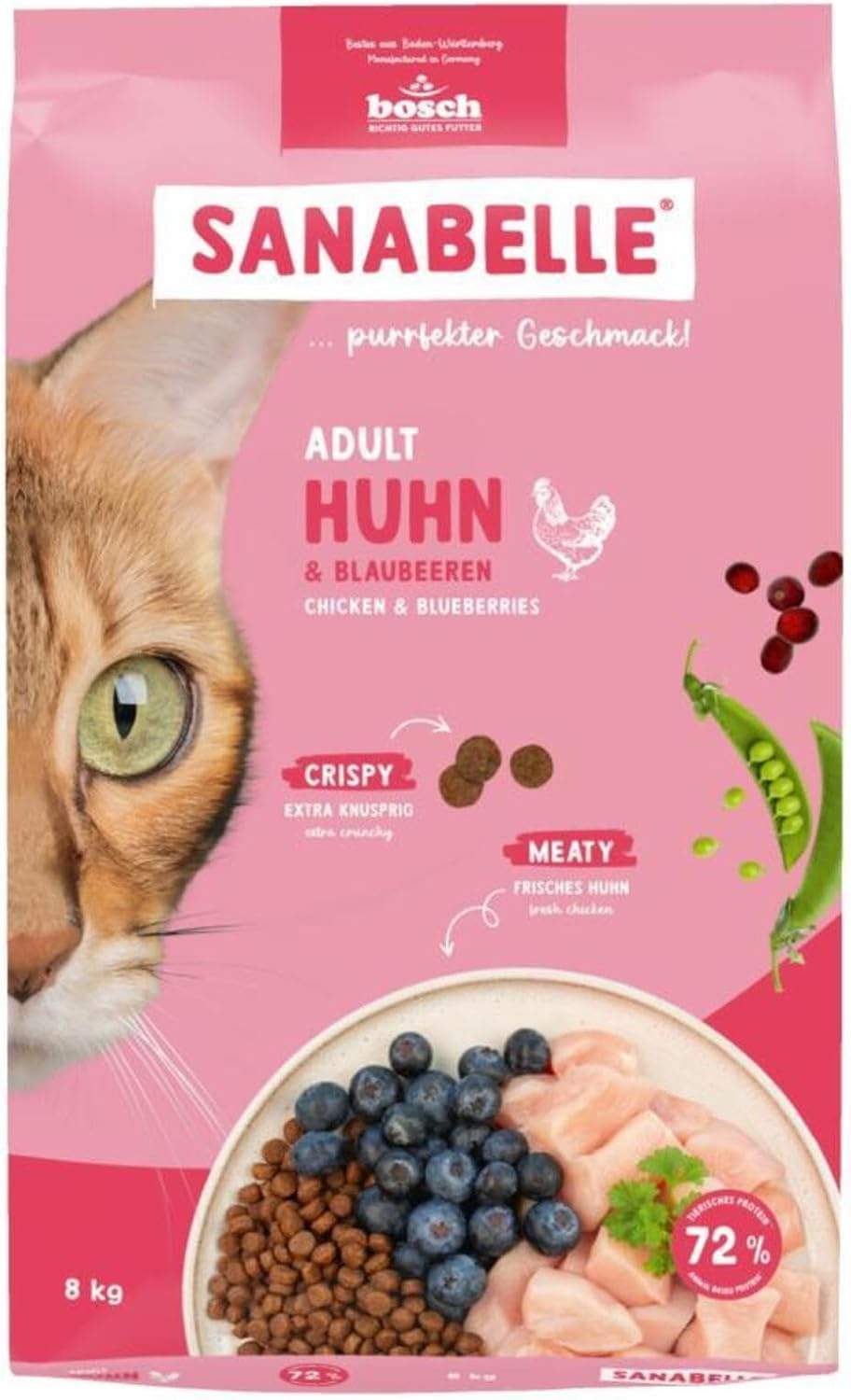 Sanabelle Adult Alabalıklı Yetişkin Kedi Maması 8 Kg - Görsel 3