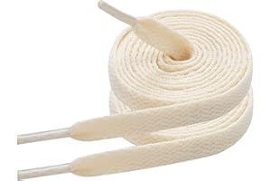 7STROBBS 2 Pares Cordones Planos Zapatillas Deporte,Cordones para Converse Altas Bajas y Air Force1,8mm Anchos Cordon de Niños Mujer Hombre