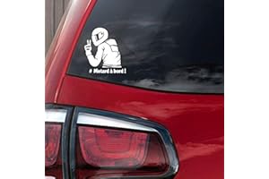 KDOSUBLIM Sticker autocollant blanc Motard à Bord ref 7