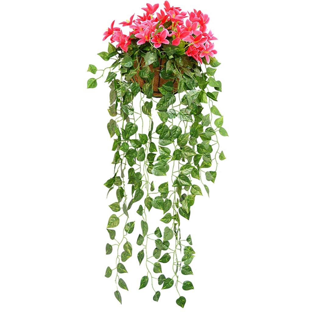 Cjjc Artificial Begonia Flor Falsa Rota Guirnalda Creativo Colgar