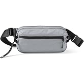 tomtoc T33 1,5L Sling &Ccedil;anta RFID Korumalı, Erkek Kadın i&ccedil;in Crossbody G&ouml;ğ&uuml;s Omuz &Ccedil;antası, Suya Dayanıklı Hafif G&uuml;nl&uuml;k Bel &Ccedil;an