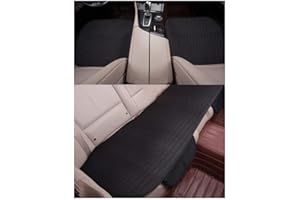 GLITZFAS Auto Sitzauflage Autositzauflage Universal Sommer Autositzbezug Auto Vordersitz Rücksitz Kissen (3pcs,Schwarz)