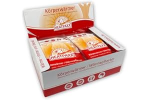 ‎HEATPAXX HeatPaxx Körperwärmer | 40 Wärmepflaster | EXTRA WARM | Dünnes und leichtes Wärmepflaster für Bauch und Rücken | punktgenaue Wohlfühlwärme | Bodywärmer – Rückenwärmer