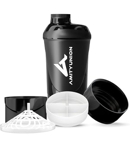 SCITEC NUTRITION Shaker JAUNE Fluo 700ml Lot x 3 Gourde Protéine BPA