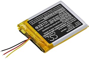 TECHTEK batterier kompatibel med [HyperX] Cloud Alpha, Cloud Flight, Cloud Flight S, Cloud Flight Wireless, Cloud II ersätter PL644050