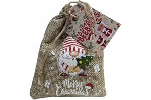 PRETTY WILD SEEDS Wildflower Seeds Xmas Bee Balls Seed Bombs in Natural Cotton Sack Handmade with Clay & Seeds to Save The Bees #savethebees (Gonk Natural Pouch)